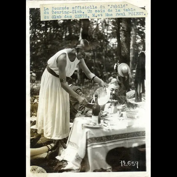 Poiret - Paul Et Denise Poiret Au Jubilé Du Touring Club (1919) 1