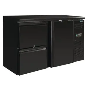 Arrière-Bar Polar Série U 1 Porte Et 2 Tiroirs 1