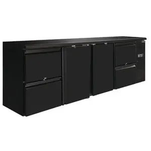 Arrière-Bar Polar Série U 2 Portes Et 4 Tiroirs 1