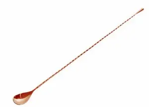 Cuillère À Mélange Teardrop Torsadée, Cuivrée 45 Cm 1