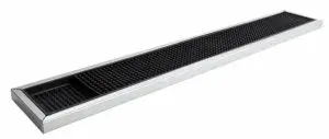 Tapis De Bar Caoutchouc Et Inox 61 X 10 Cm 1