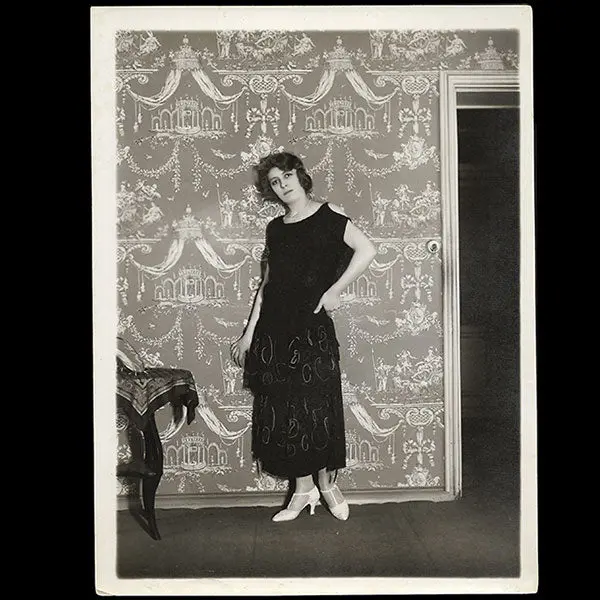 Alice Bernard - Robe, Photographie De Talma (1921) 1