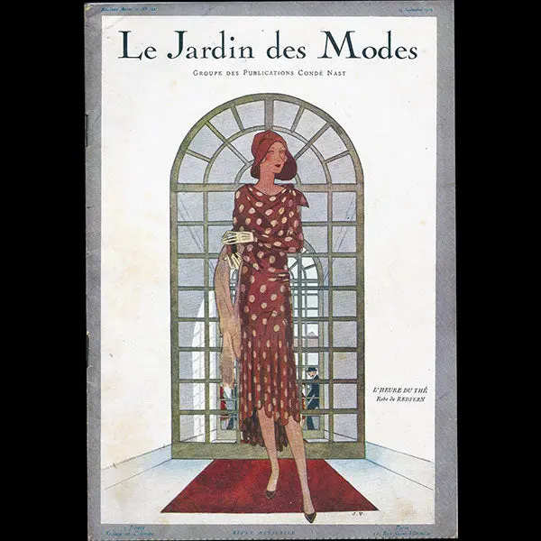 Le Jardin Des Modes, N°122, 15 Septembre 1929, Couverture De Jean Pagès 1