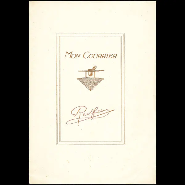 Redfern - Invitation De La Maison De Couture, 242 Rue De Rivoli À Paris (1912) 1