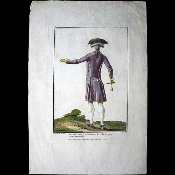 Gallerie Des Modes Et Costumes Français, 1778-1787, Gravure N° R 101, Fraque À La Polonaise Par Leclerc (1779) 1
