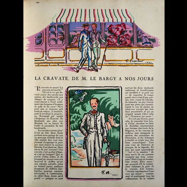 Monsieur, Revue Des Élégances, N20 (1921, Août) 2