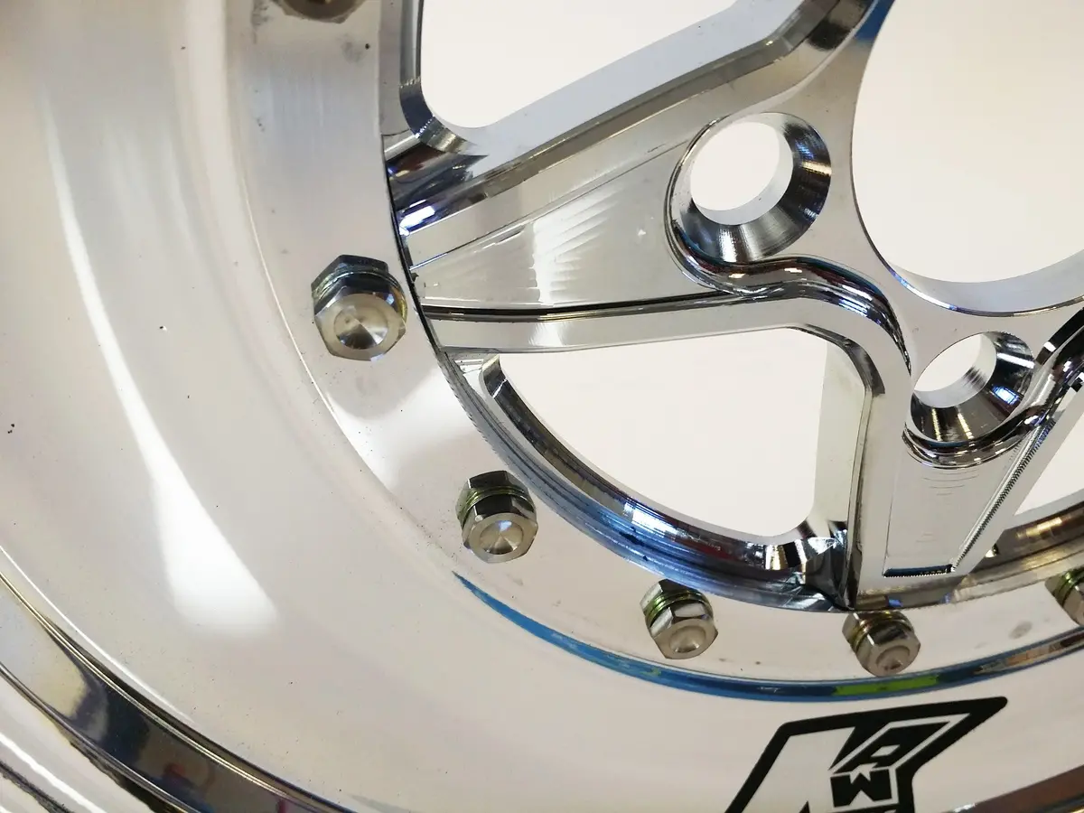 Keizer "Verbrand" Skinnies Rear Honda Drag Wheel - Chrome Barrel 2