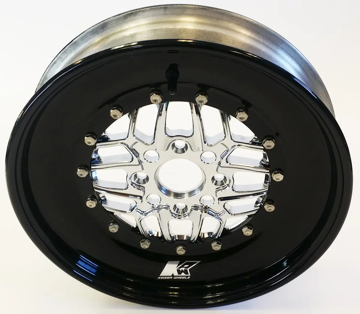 Keizer "Slepen" Skinnies Rear Honda Drag Wheel - Black Barrel 1