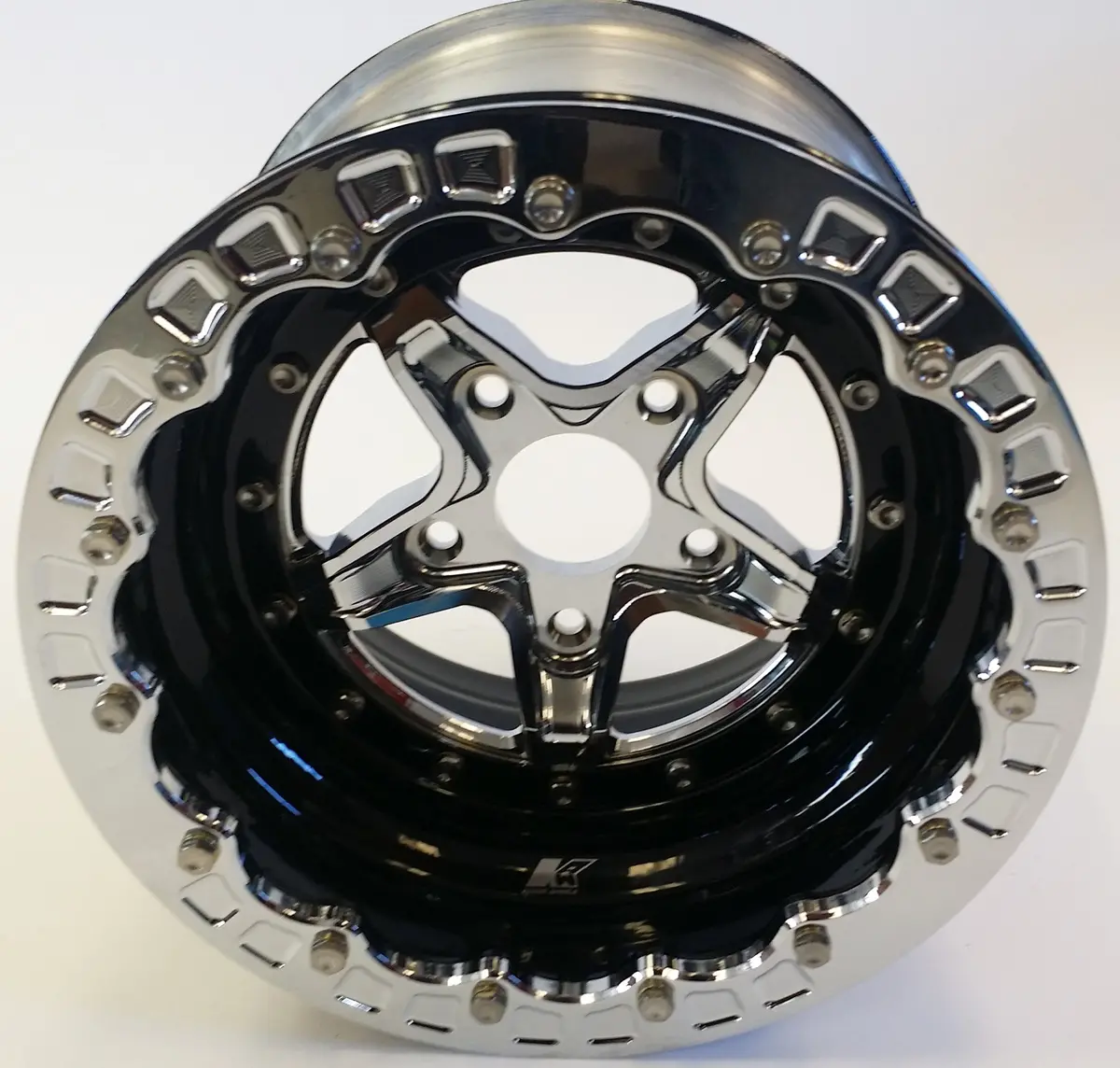 Keizer "Verbrand" Honda Drag Wheel - Black Barrel 1