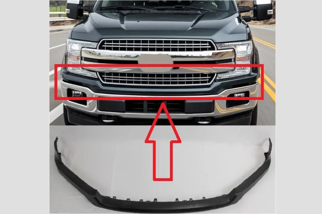 2018-2020 Ford F150 : Front Upper Bumper Painted 1