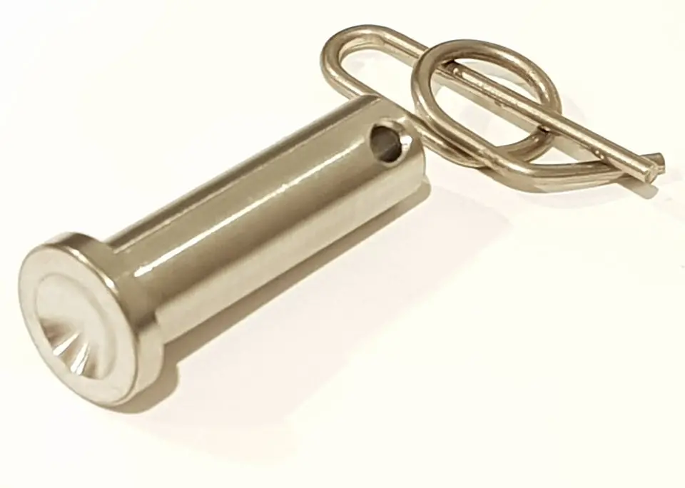 Bk Ti Components Titanium B/Cage Jacobs Ladder Pin 3/8In Pin X 1 1/4In 1 Off Rue Clip 1