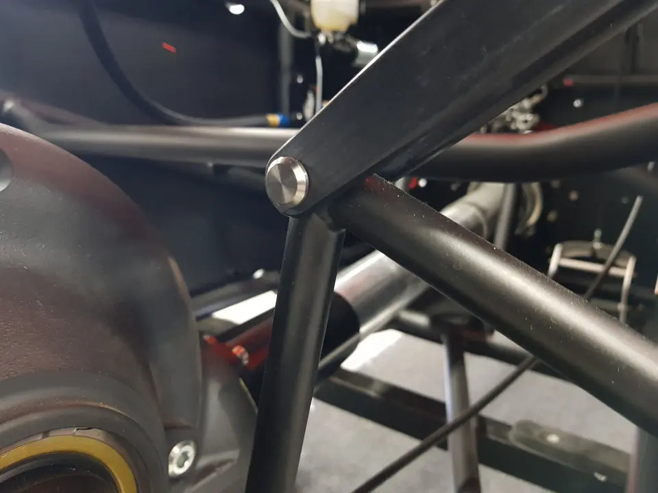Bk Ti Components Titanium Jacobs Ladder Strap Bolt Kit 2 Of 3/8 Unf X 1 7/8In Button Head 2 Of 3/8 Aluminum Jet Nuts 2