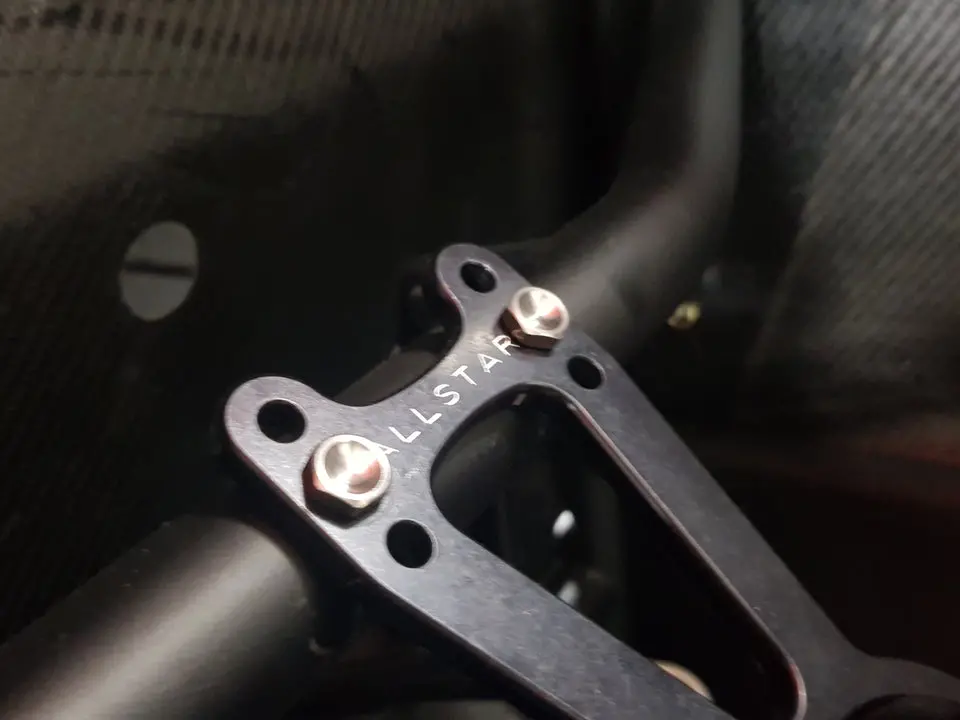 Bk Ti Components Titanium Steering Box Locater Bracket Bolt Kit 2 Off 5/16 Unf X 1 7/8In 2 Off Jet Nuts 2