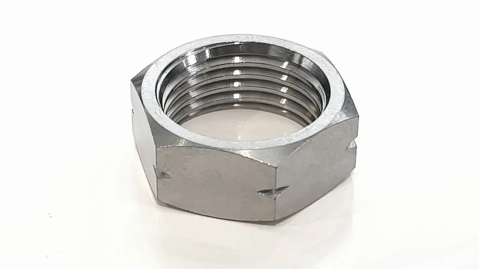 Bk Ti Components Titanium 5/8 Lh Jam Nut Hex 3/4 1