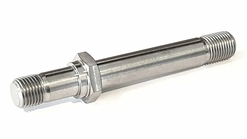 Bk Ti Components Titanium Shock Tower One Nut Stud 1/2 Unf Oal 4 1/18In Through Length 2 3/4In Hex 3/4In 1