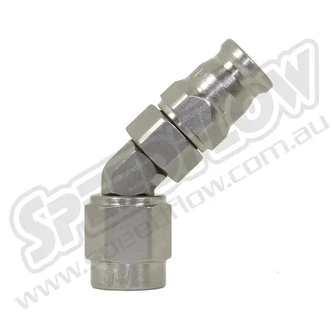 Speedflow 200 Series Steel 45 Degree Hose Ends 1