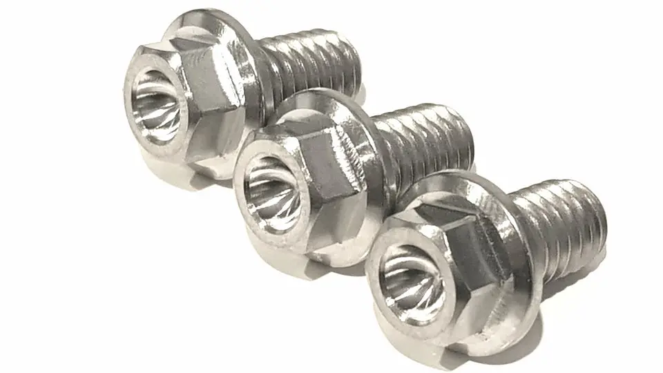 Bk Ti Components Titanium Steering Wheel Bolt Set 3 Off 5/16 Unc X .550In 1