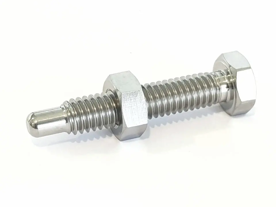 Bk Ti Components Titanium F500 Torsion Stop Adjuster Bolt & Nut 5/16 Unc 1