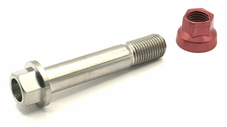 Bk Ti Components Titanium Brake Pedal To Chassis Bolt Kit 1 Of 3/8 Unf X 2In 1 Of Jet Nut 1