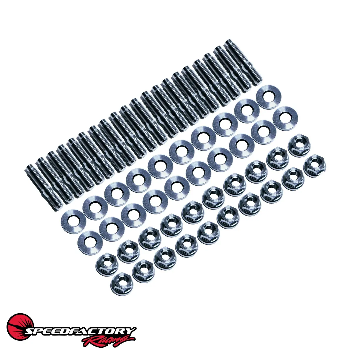 Speedfactory Racing B/D/F/H-Series Titanium Oil Pan Stud Kit (20Pcs) 1