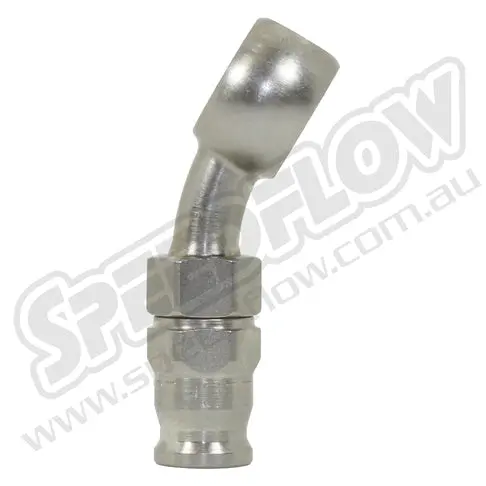 Speedflow 200 Series 3/8-M10 Banjo Hose End 30 Degree – Steel 1