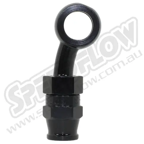 Speedflow 200 Series 3/8”-M10 Banjo Hose End 20 Degree Side – Aluminium 1