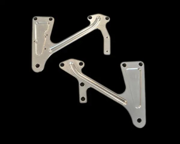 Moose Motor Plate 2Pc W/Filter Mount Blk 1