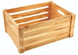 Caisse En Bois Finition Rustique 41 X 30 X 18 Cm 1