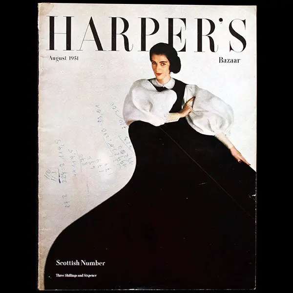 Harper's Bazaar (1951, Août), Édition Anglaise 1