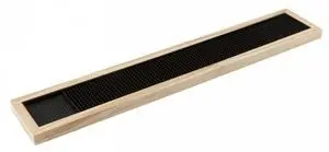 Tapis De Bar Avec Cadre En Bois - 63 X 11 X 2 Cm 1