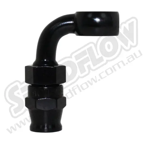 Speedflow 200 Series 3/8-M10 Banjo Hose End 90 Degree – Aluminium 1