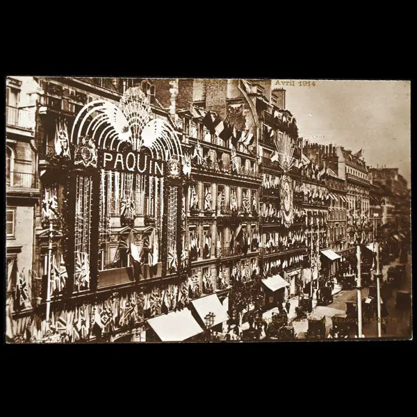 La Maison Paquin, 3 Rue De La Paix À Paris Lors De La Visite Du Roi George V (1914) 1