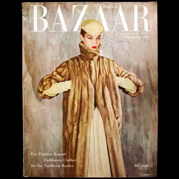 Harper's Bazaar (1954, Novembre), Couverture De Louise Dahl-Wolfe 1