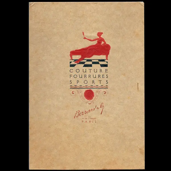 Fourrures, Couture, Sports, Plaquette De La Maison Bernard & Cie (1925) 1