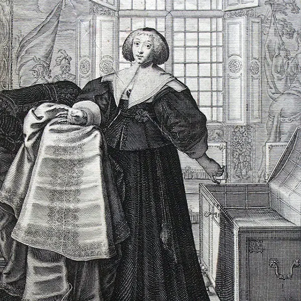 Abraham Bosse - La Dame Suivant L'edit (Circa 1633) 2
