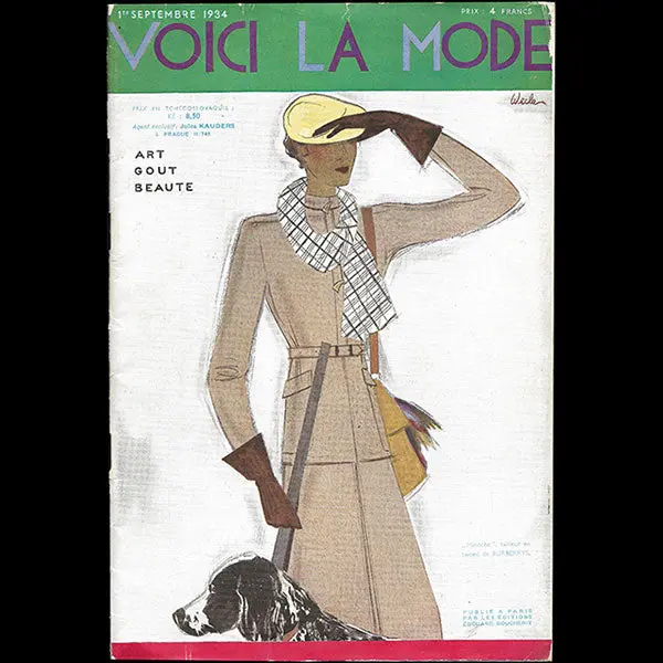 Art, Goût, Beauté, Voici La Mode (1934, Septembre) 1