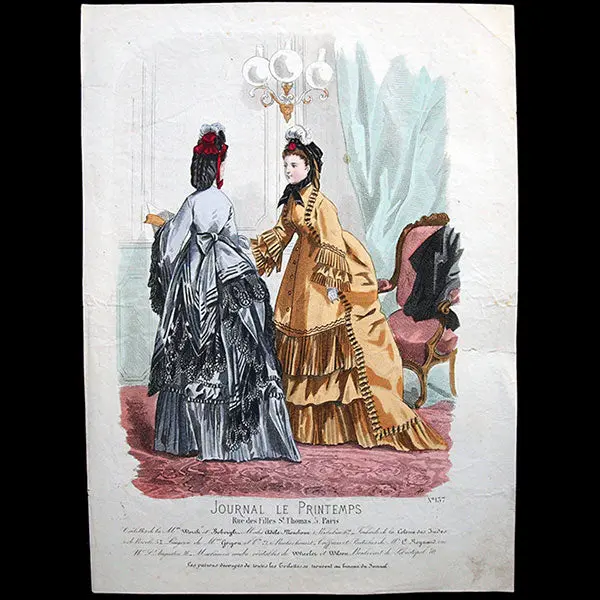 Worth & Bobergh - Le Journal Du Printemps, Gravure 137 (Circa 1868) 1