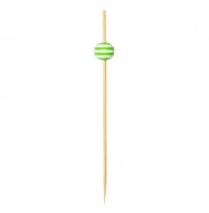 Piques Bambou Candy Verts 9 Cm - Boîte De 100 1