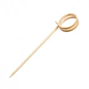Piques En Bambou Spirales 9 Cm - Boîte De 100 1