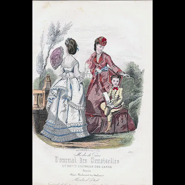 Dessin De Laure Noel Colin Pour Le Journal Des Demoiselles (1871) 2