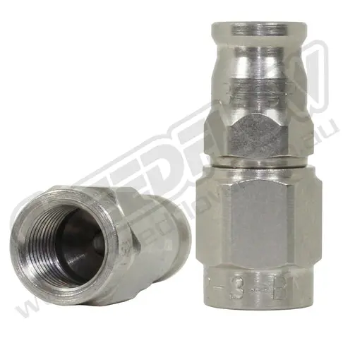 Speedflow 200 Series 3/8"-24 Bleed Nipple Hose End 1
