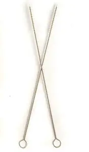 Brossette Entretien Paille En Bambou, Paille En Verre - 17 Cm 1