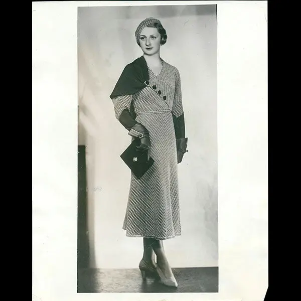 Jenny - Robe À Rayures Pour 1933 1