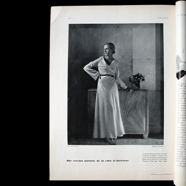 Vogue France (1Er Février 1933), Couverture D'eric 2