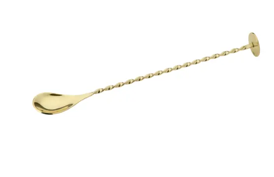 Cuillère À Mélange Dorée Avec Disque - 28 Cm 1