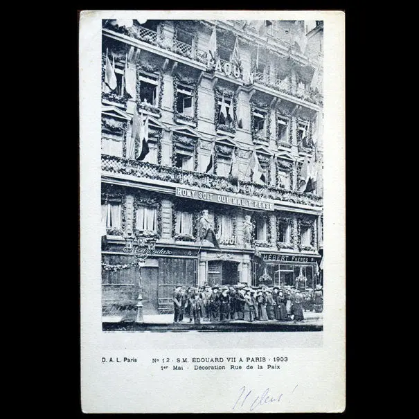 La Maison Paquin, 3 Rue De La Paix À Paris Lors De La Visite Du Roi Edouard Vii (1903) 1