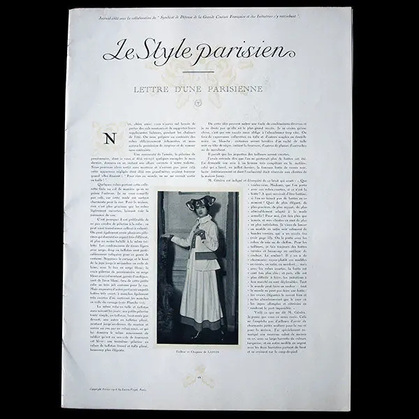 Style Parisien, N°7, Février 1916 2