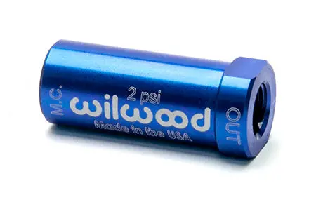 Wilwood 2Psi Brake Residual Pressure Valve - Blue 1