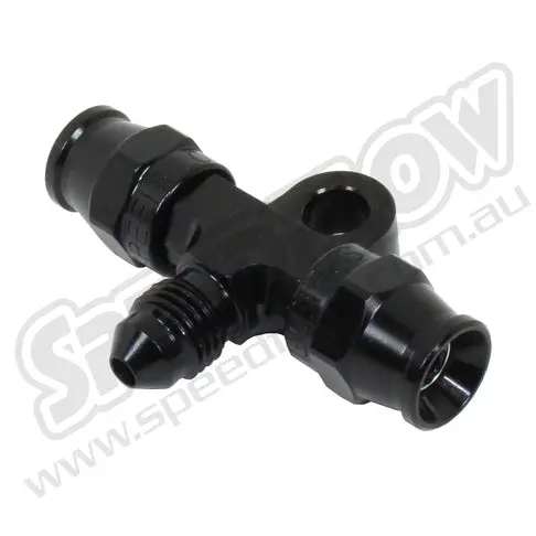 Speedflow 200 Series Hose End Tee With Male & Bracket 1