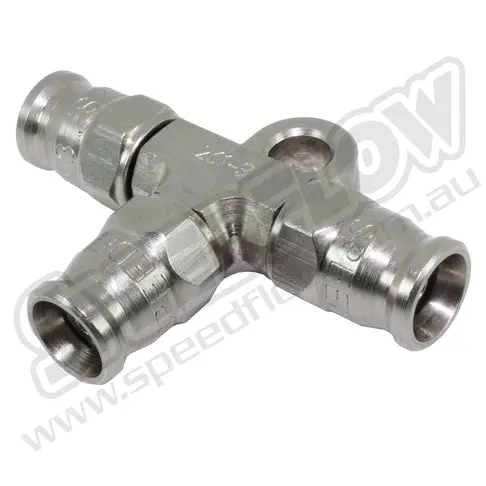 Speedflow 200 Series Hose End Tee With Bracket 1